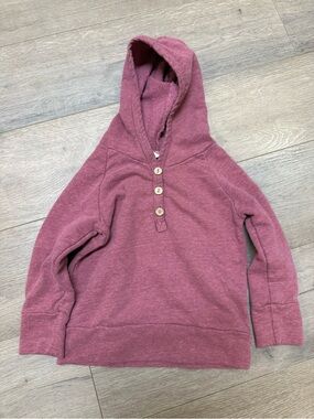 Childhoods Clothing Hooded Pullover Sweatshirt in Mauve Pink